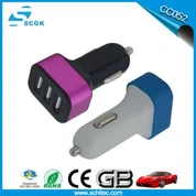3 Multi Port Biloplader til Smart Phone