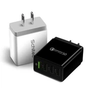 Mutil-Port Qc3.0 USB-rejsevægoplader til telefon