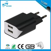 Højkvalitets 2-port tilbehør USB-vægoplader