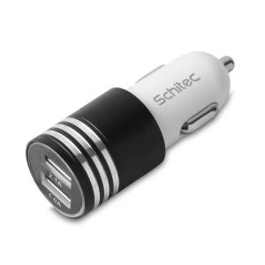 Bærbar 2.1a Dual Port Usb Biloplader
