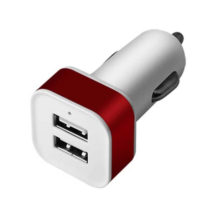 5v 2.1A metal højkvalitets dobbeltport usb bilbatterioplader